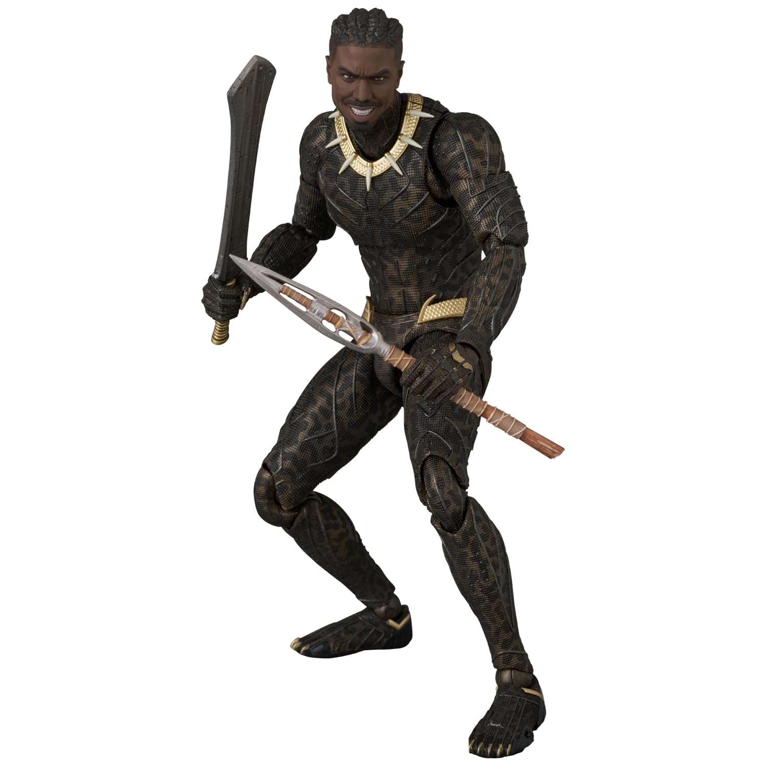 Medicom Toy Mafex Killmonger Action Figure The Infinity Saga Collectible