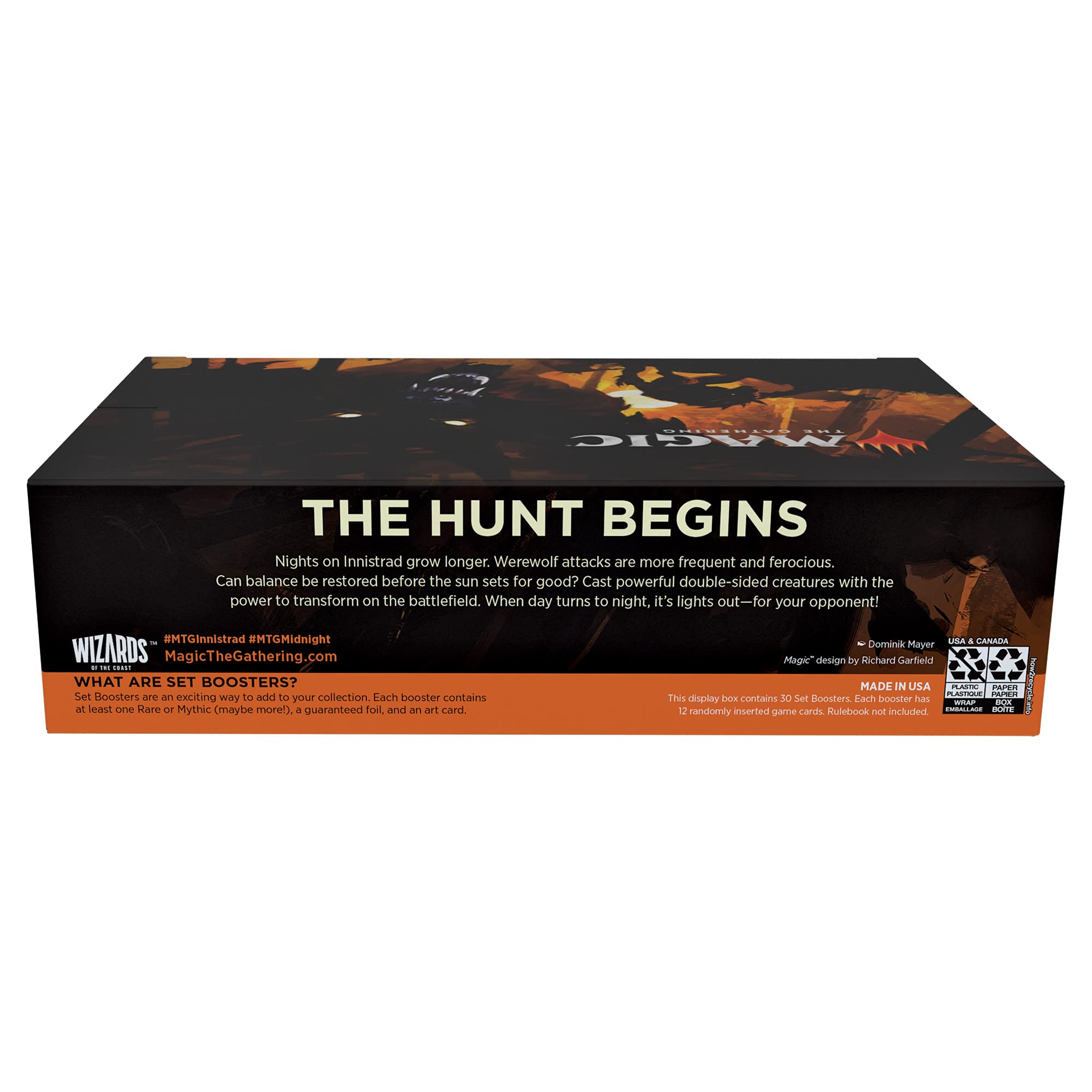 Wizards Of The Coast MTG Innistrad Midnight Hunt Set Booster - English Version