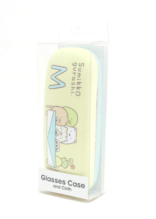 San-X Marimo Craft Glasses Case MSG-129M 16x6x4cm Initial Design