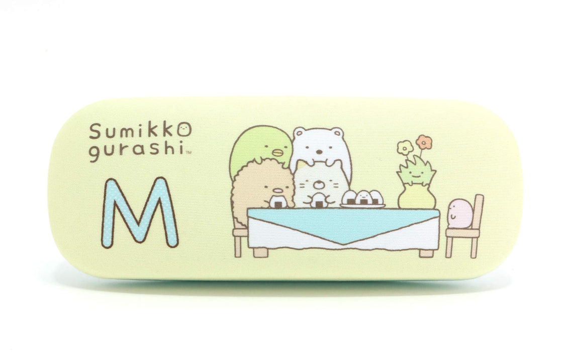 San-X Marimo Craft Glasses Case MSG-129M 16x6x4cm Initial Design