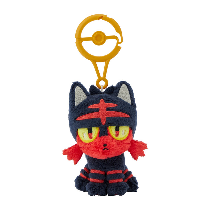 Pokemon Center Nyabby Mascot Keychain with Carabiner Clip