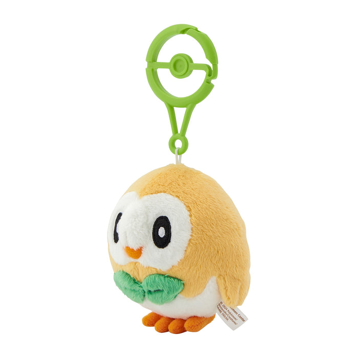 Pokemon Center Rowlet Mascot with Carabiner – Adorable and Portable Plush