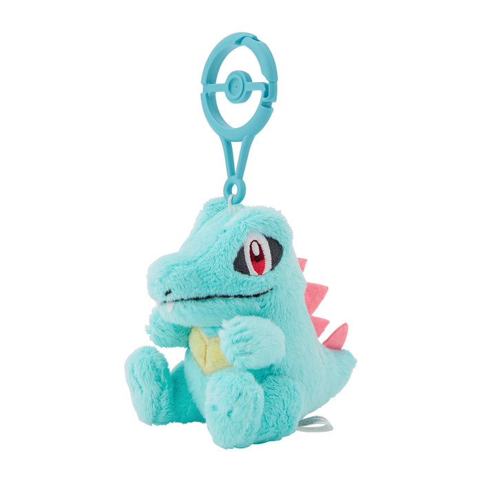 Pokemon Center Totodile Mascot with Carabiner Clip for Backpacks