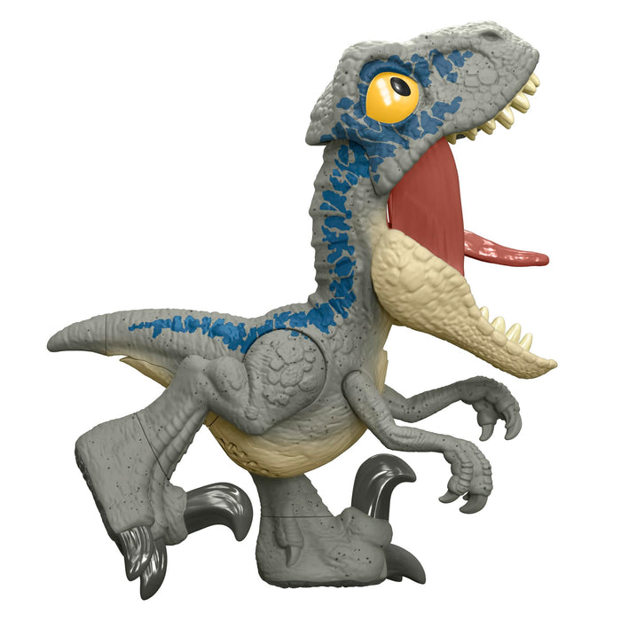 Mattel Jurassic World Kick &amp; Chew Baby Blue Dinosaurierspielzeug – 17,8 cm, ab 4 Jahren