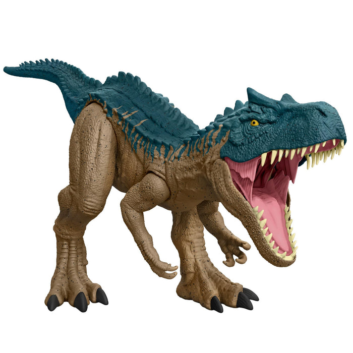 Mattel Jurassic World Allosaurus Figure Toy 100cm for Kids Ages 4+ Blue Brown