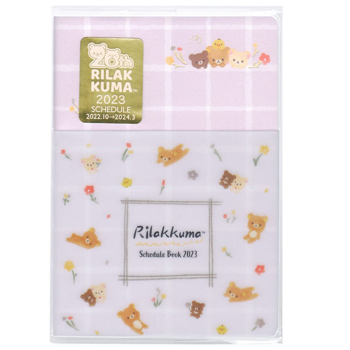 San-X Rilakkuma Pocket Schedule Collection Wide Notebook Thread-Bound Me67109