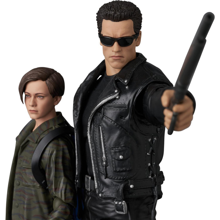 Medicom Toy Mafex No.280 T-800 T2 Version & John Connor Figures 160mm/130mm