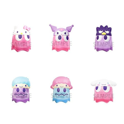 Megahouse Pac-Man Sanrio Chibi Collectible Figure Vol.2 Clear Color Box Set