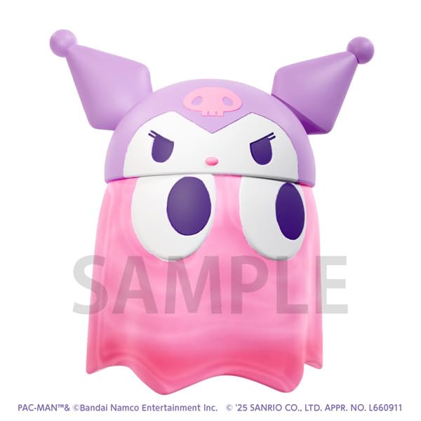 Megahouse Pac-Man Sanrio Chibi Collectible Figure Vol.2 Clear Color Box Set