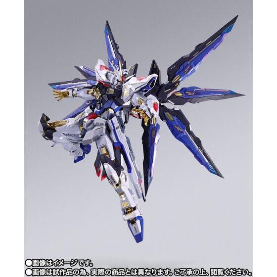 Bandai Metal Build Strike Freedom Gundam 195 mm ABS PVC Druckgussfigur 2024