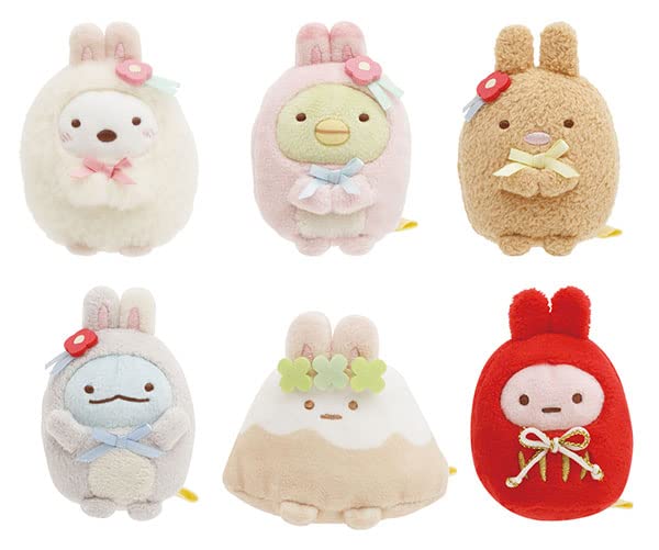 San-X Sumikko Gurashi Hand-Plüschtiere, 18-teiliges Set, sortierte Box