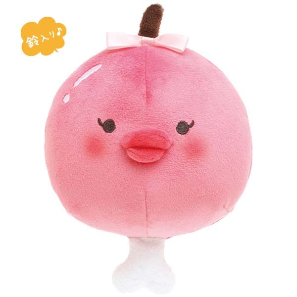 San-X Mf79901 Chikip Dancers Maracas Plush Toy in Apple Candy Color