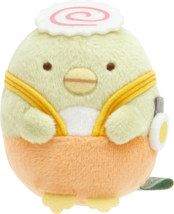 Jouet en peluche portatif San-X Sumikko Gurashi Welcome Food Kingdom Ensemble de riz ramen