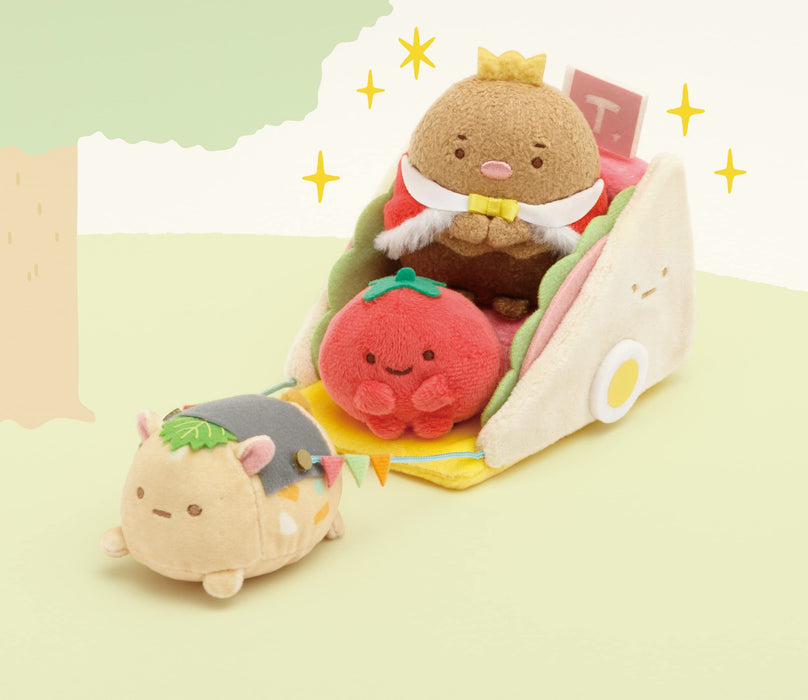 Coffret de jouets en peluche San-X Sumikko Gurashi Bienvenue au Food Kingdom Tourism