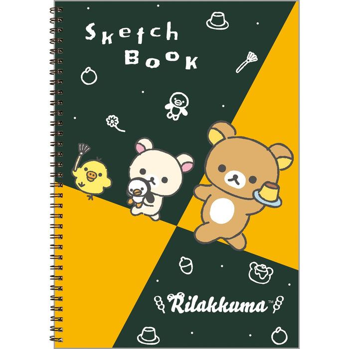 San-X Rilakkuma Design Sketchbook Mh20401 - Creative Art Book for Kids & Adults