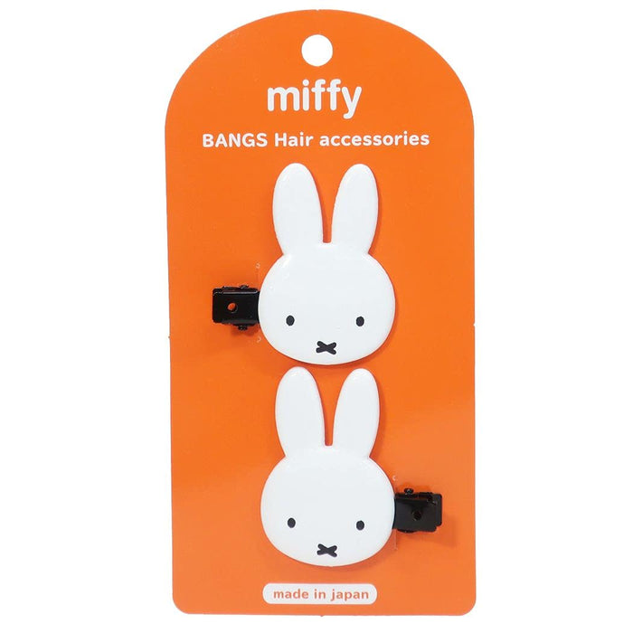 Shobido Miffy Die Cut Bangs Clip with Round Ears Hair Accessory