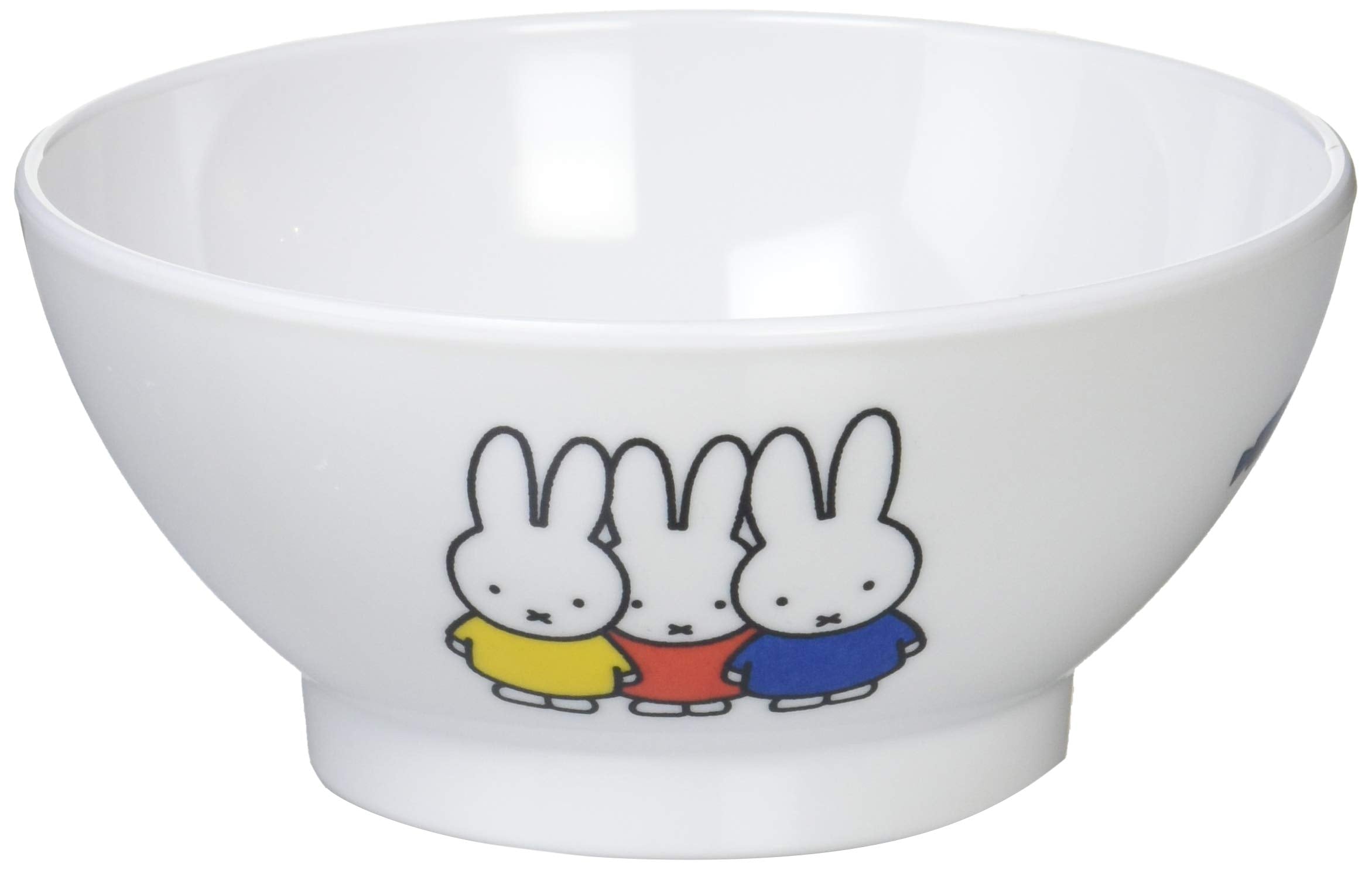 Miffy Space Joy Rice Bowl with Friends 7cm Body - Colorful Kids Dishwa