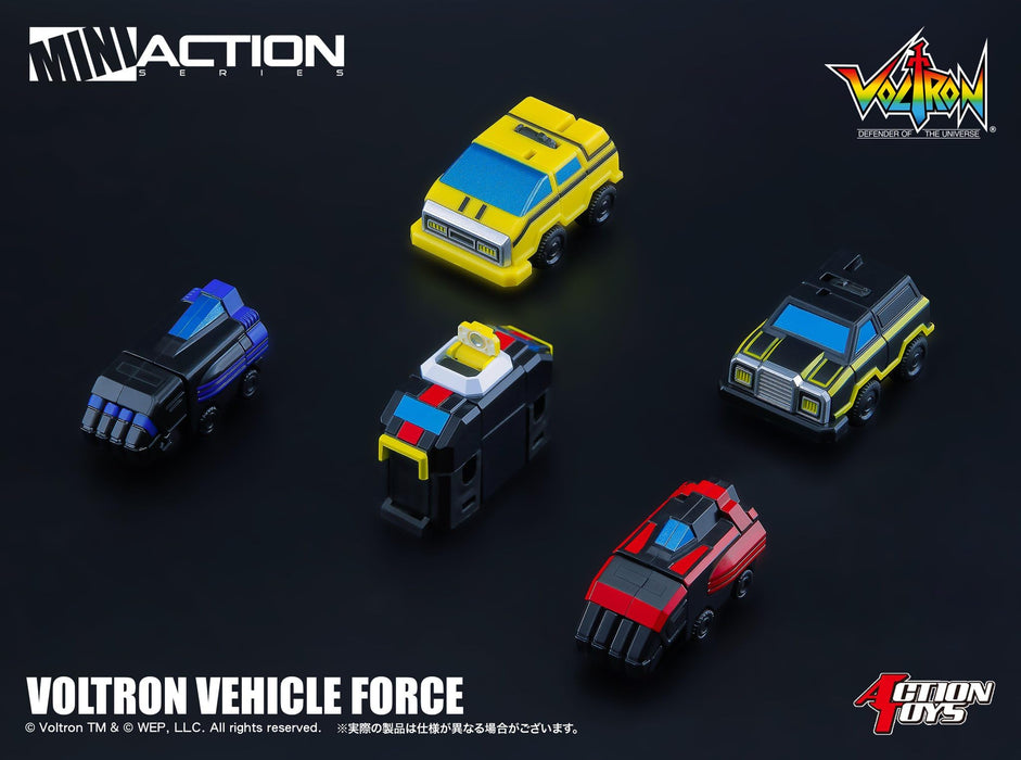 Art Storm Mini Action Voltron Vehicle Force Figure Collectible Toy Set