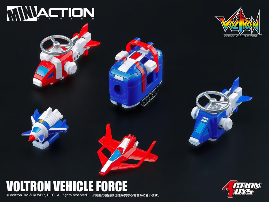 Art Storm Mini Action Voltron Vehicle Force Figure Collectible Toy Set