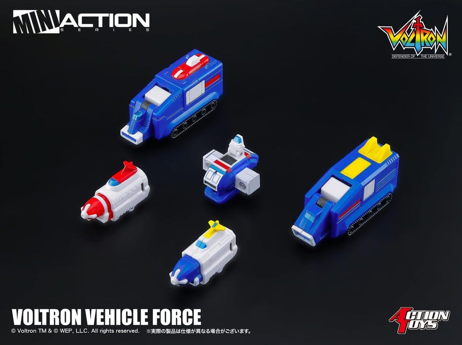 Art Storm Mini Action Voltron Vehicle Force Figure Collectible Toy Set