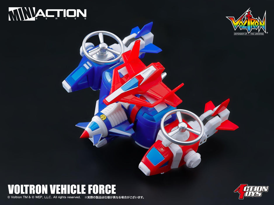 Art Storm Mini Action Voltron Vehicle Force Figure Collectible Toy Set