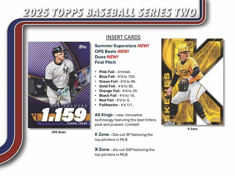 Topps MLB 2025 Series 2 Baseball Jumbo Box Trading Cards