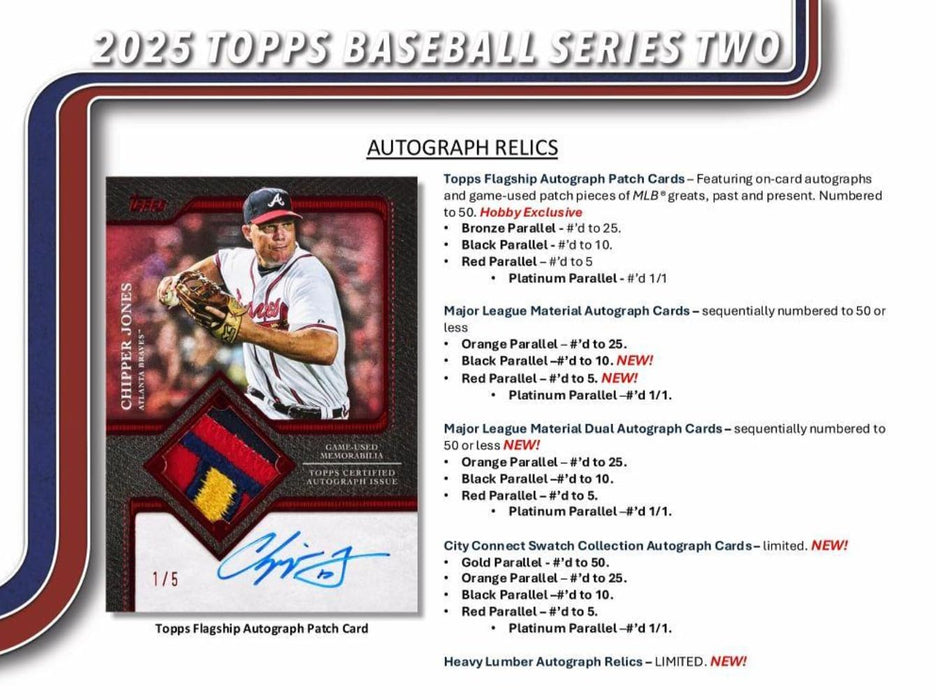 Topps MLB 2025 Series 2 Baseball Jumbo Box Trading Cards