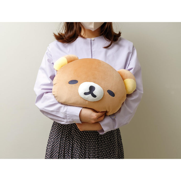 San-X Rilakkuma Super Mochimochi Pillow - Mo14901 Sleeping with You