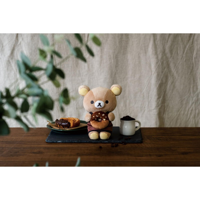 San-X Mo33501 Rilakkuma Home Cafe Donut Plüsch – Grundlegendes Rilakkuma-Spielzeug