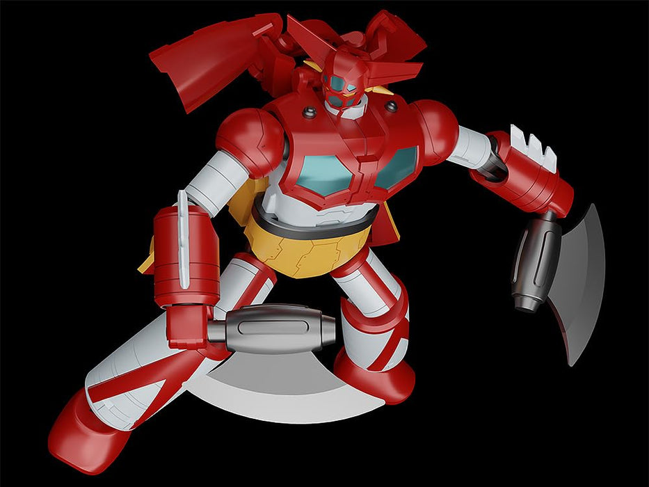 Jouet miniature assemblé en plastique de la société Good Smile Moderoid Getter Robo