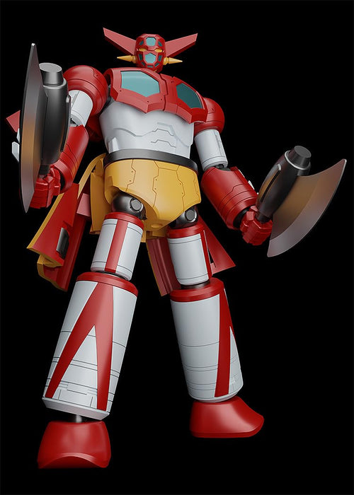 Jouet miniature assemblé en plastique de la société Good Smile Moderoid Getter Robo