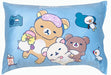 Moripilo San-X Rilakkuma Friends Pillow Cover Blue 43x63cm Soft Cute
