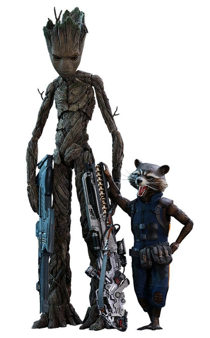 Hot Toys Movie Masterpiece 1/6 Scale Groot & Rocket Figure Avengers Infinity War- Japan Figure Store - #1 Bring To You The Best Japanese Goods