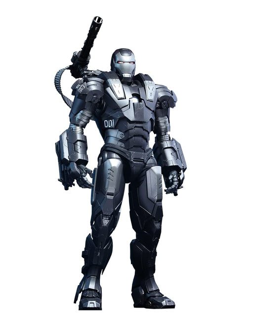 Hot Toys Movie Masterpiece Iron Man 2 War Machine 1/6 Scale Silver Figure