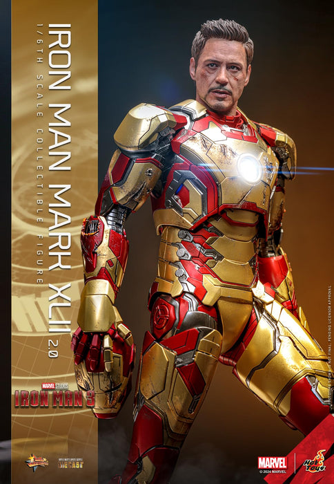 Hot Toys Movie Masterpiece Iron Man 3 Mark 42 2.0 Version 1/6 Scale Figure