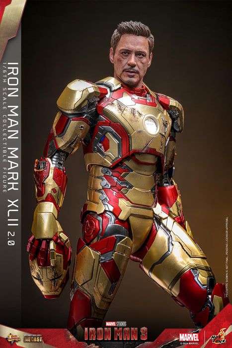 Hot Toys Movie Masterpiece Iron Man 3 Mark 42 2.0 Version 1/6 Scale Figure