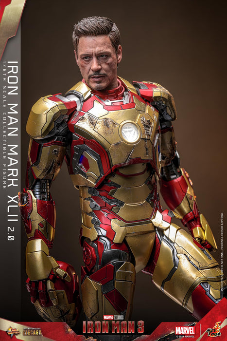 Hot Toys Movie Masterpiece Iron Man 3 Mark 42 2.0 Version 1/6 Scale Figure