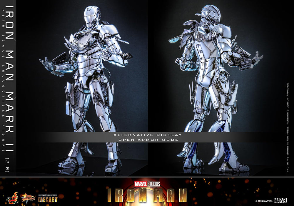 Hot Toys Movie Masterpiece Diecast Iron Man Mark 2 2.0 Version 1/6 Scale Figure