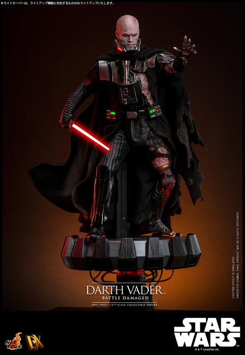 Hot Toys Movie Masterpiece Star Wars Darth Vader Battle Damage Figure 1/6 Scale