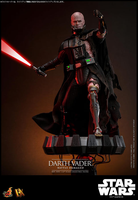 Hot Toys Movie Masterpiece Star Wars Darth Vader Battle Damage Figure 1/6 Scale