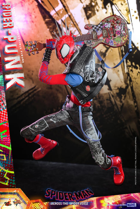Hot Toys 1/6 Scale Spider-Man Spider-Punk Figure Across The Spider-Verse