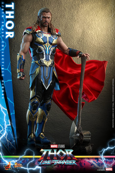 Figurine Thor Love and Thunder à l'échelle 1/6 du chef-d'œuvre du film Hot Toys