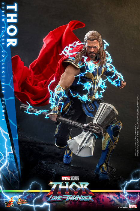 Figurine Thor Love and Thunder à l'échelle 1/6 du chef-d'œuvre du film Hot Toys