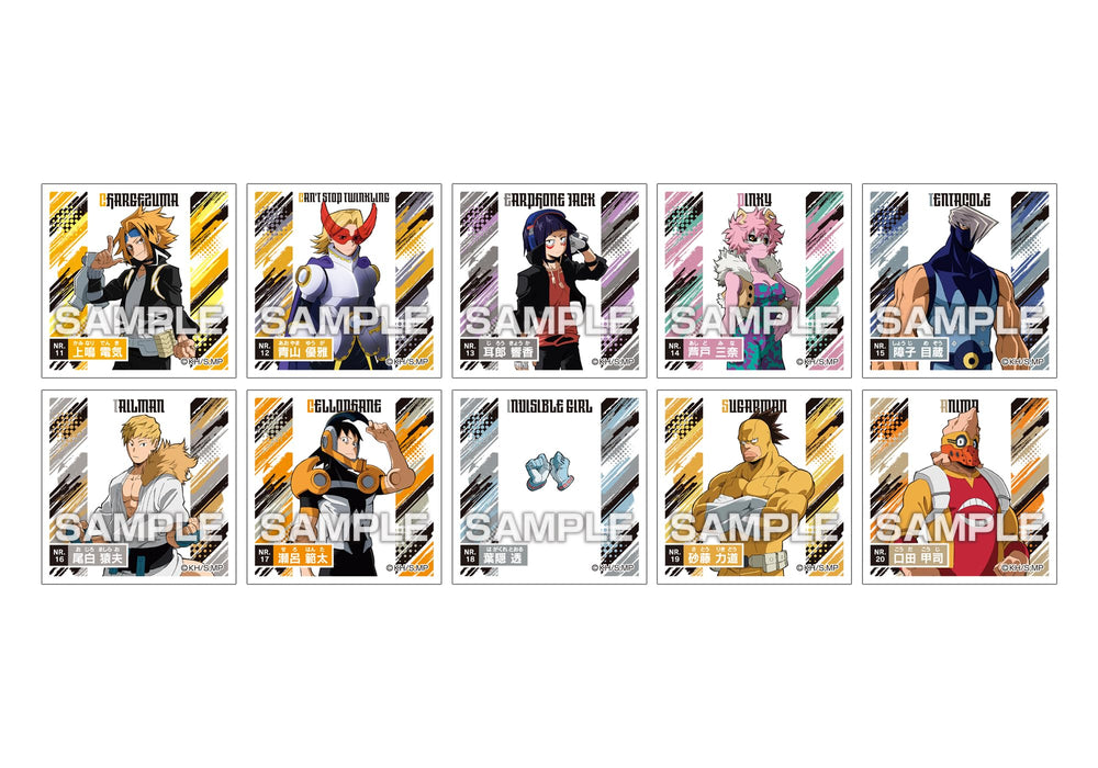 Ensky My Hero Academia Sticker Retsuden 20Pcs Candy and Gum Set