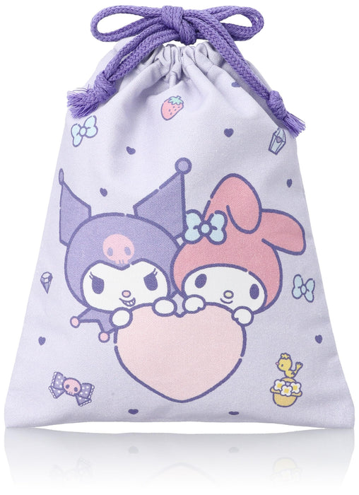 Sanrio My Melody Girls Purple Drawstring Bag Jmm-650