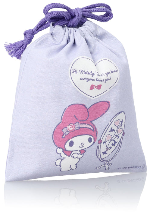 Sanrio My Melody Purple Drawstring Bag XS for Girls - JMM-600