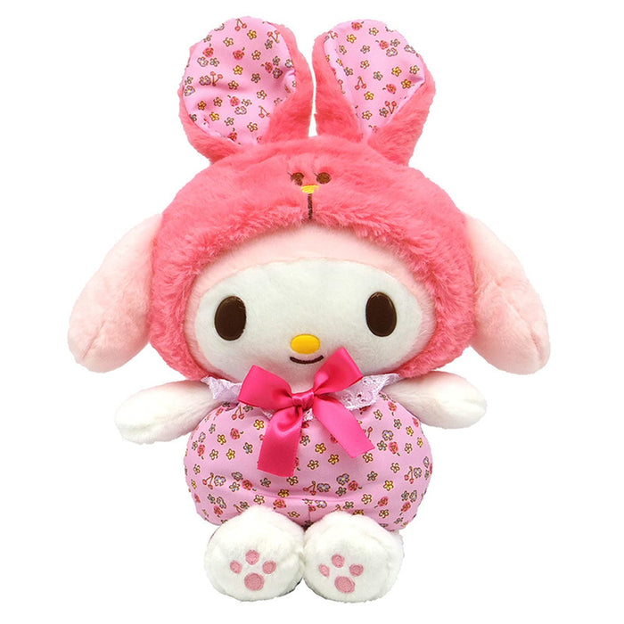 Peluche Sanrio My Melody Flower Bunny taille moyenne par Nakajima Corporation