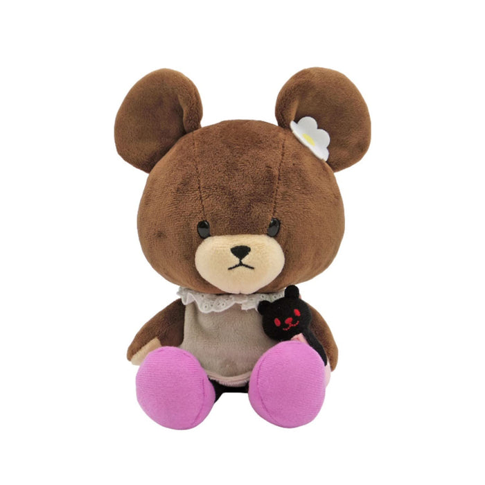 Paire de peluches Sanrio Nakajima The Bears' School Jackie et Chucky Gray