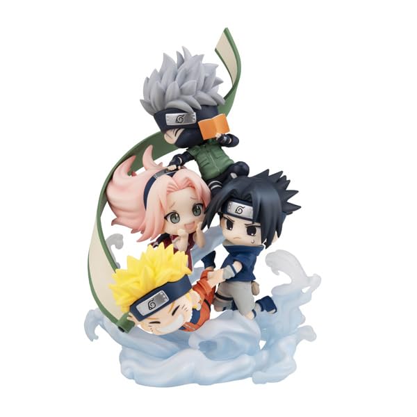 Megahouse Naruto Shippuuden Figurenset: Sakura Kakashi Sasuke Naruto Exklusiv