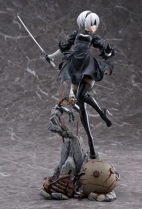 Figurine peinte Max Factory Nier:Automata Ver1.1A 2B à l'échelle 1/7